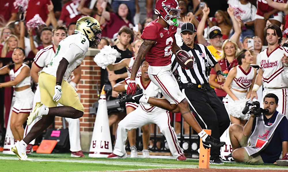 JUST IN: Alabama listed another WR as a starter versus Wisconsin