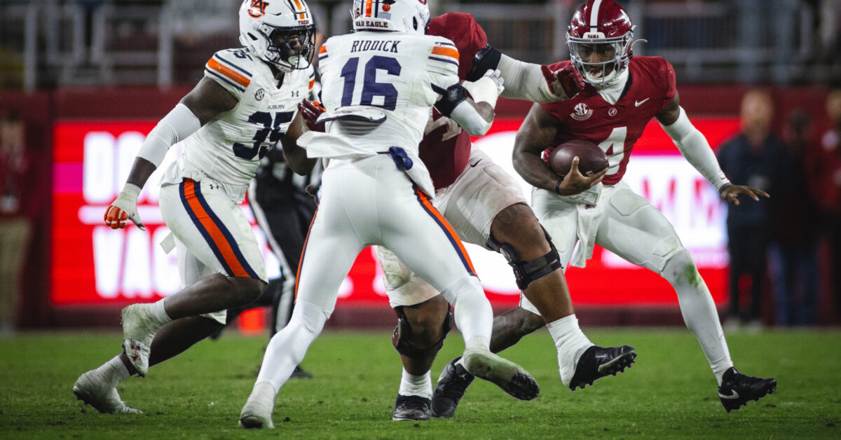 Alabama football trolls Demarcus Riddick after Jalen Milroe TD