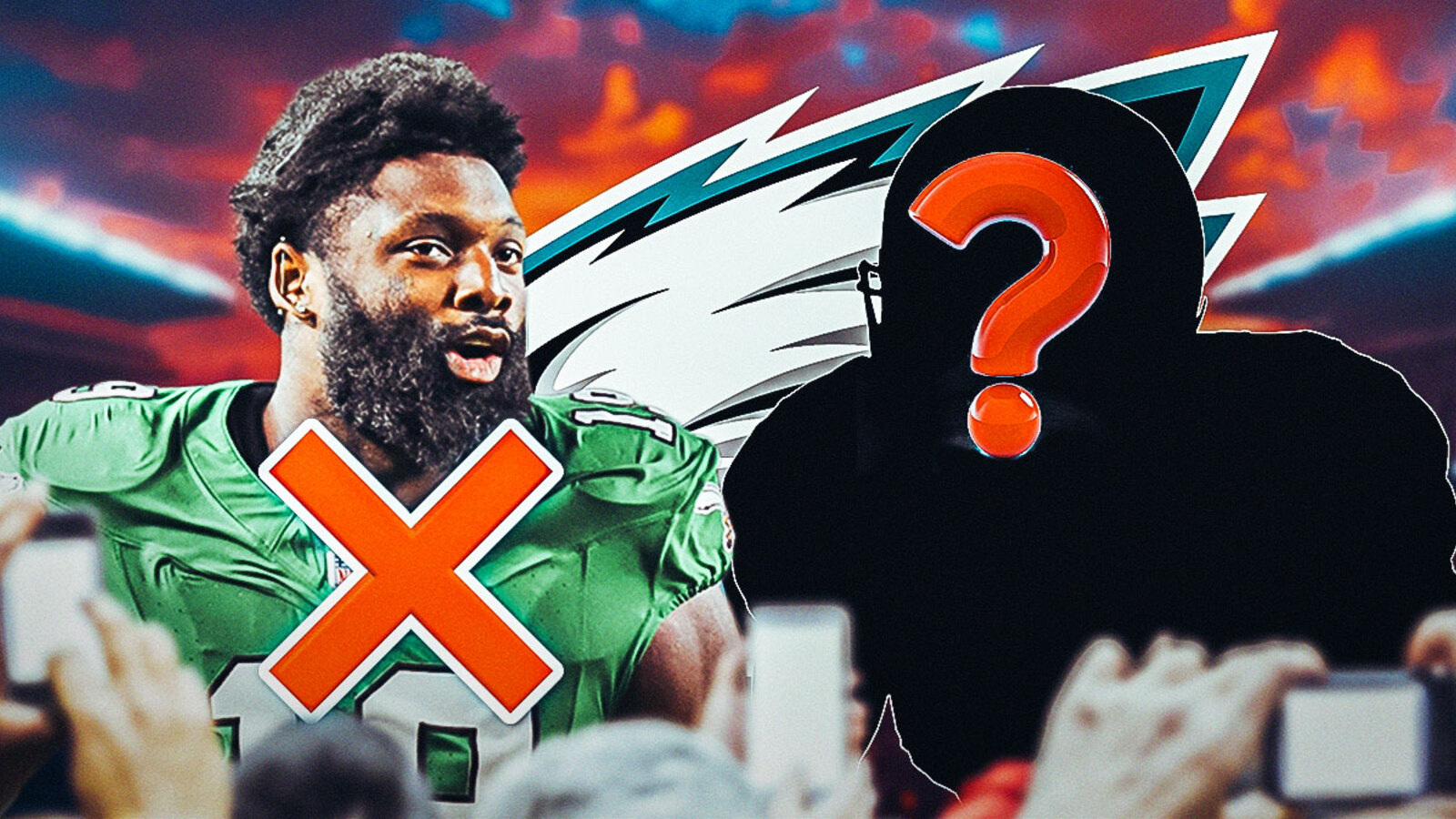 Eagles Latest: 16.5-sack star picked to replace Josh Sweat in…