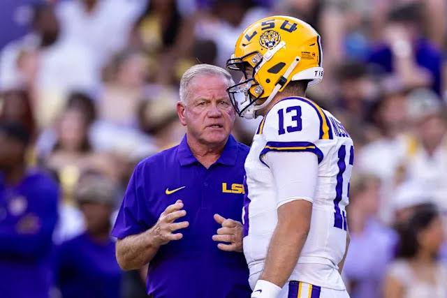 A B C on LUS Tigers Head coach Brian Kelly, shares shocking news just received on Quarterback Garrett Nussmeier…see details 
