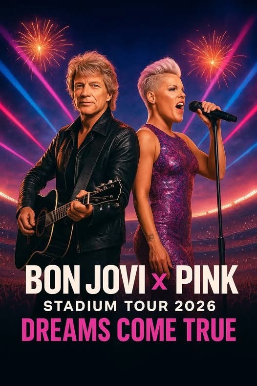 Bon Jovi and P!nk Announce Joint World Tour: Dates and Cities Revealed