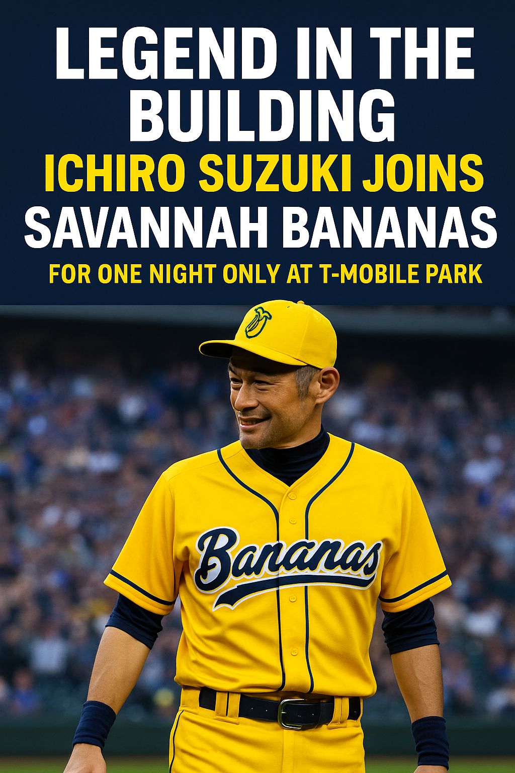 Legend in the Building: Ichiro Suzuki Joins Savannah Bananas for One Night Only at T-Mobile Park