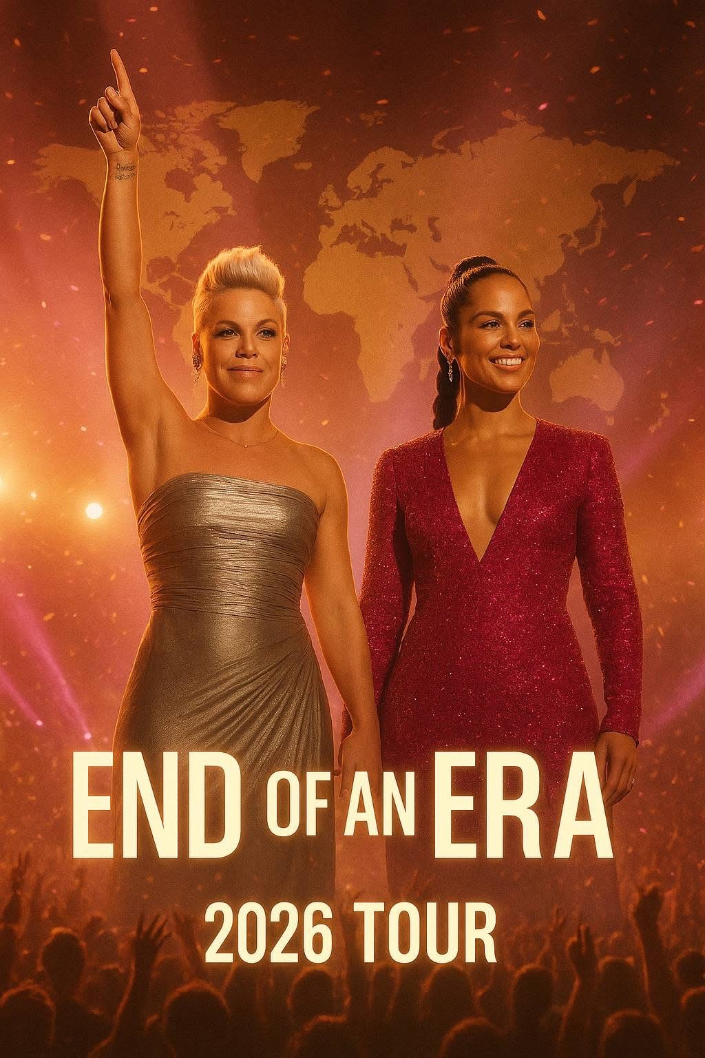 End of an Era: P!NK & Alicia Keys Reveal Dates for Their 2026 Joint Farewell Tour..Date and cities Revealed Here⬇️