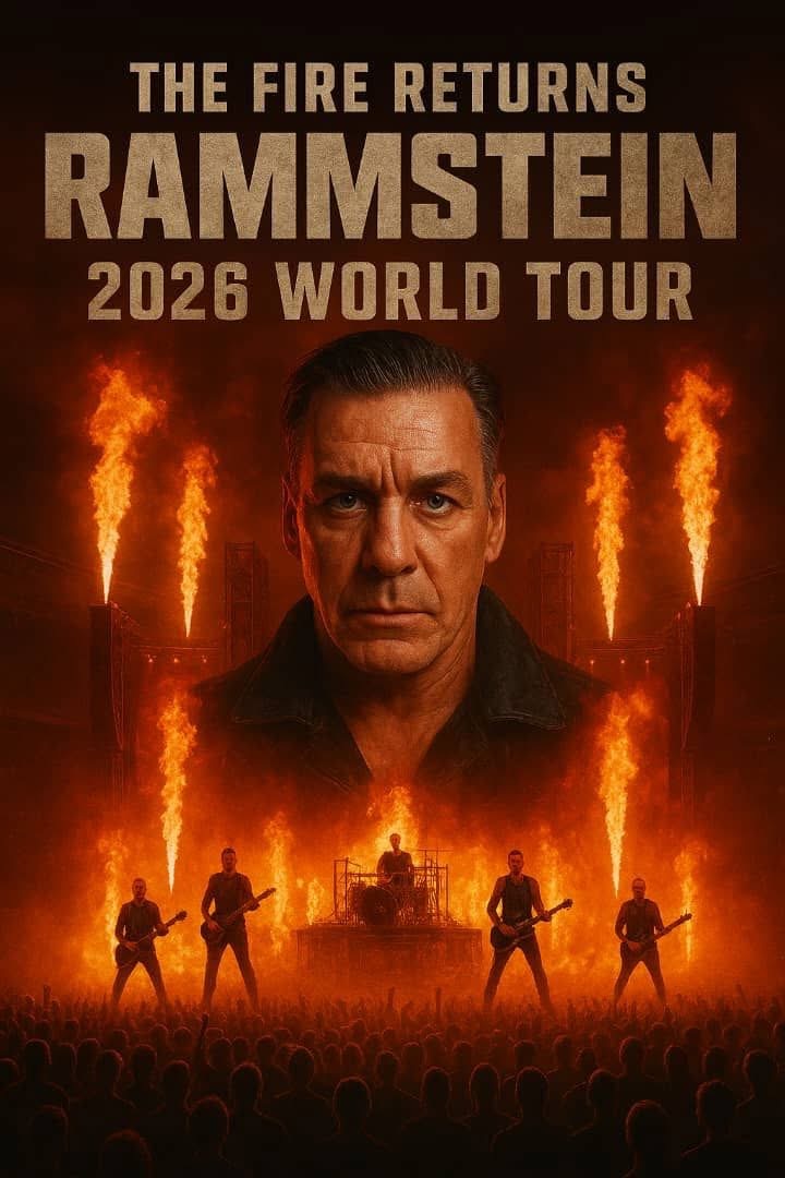 Great news: Rammstein have officially announced their 2026 World Tour — and it’s nothing short of massive